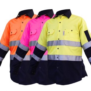 Hi Vis Work Shirt Lite 3M Tape