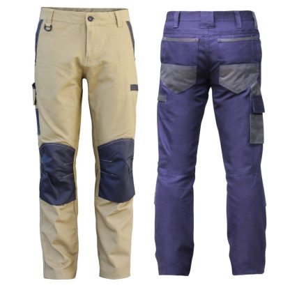 Womens Cargo Work Pants – Stretch Cotton Drill with Knee Pad Pocket | Big Bee Workwear - Image 11