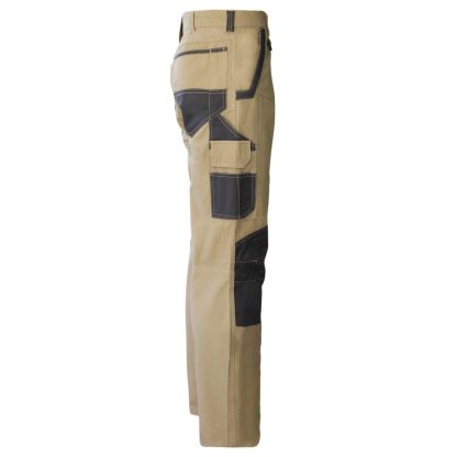 Womens Cargo Work Pants – Stretch Cotton Drill with Knee Pad Pocket | Big Bee Workwear - Image 5