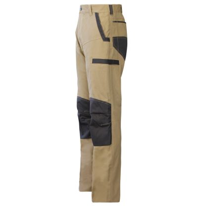 Womens Cargo Work Pants – Stretch Cotton Drill with Knee Pad Pocket | Big Bee Workwear - Image 4