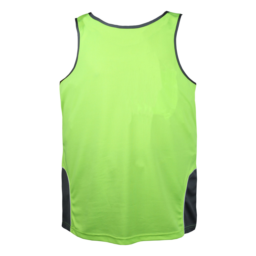 Hi Vis Panel Singlet with Piping | Big Bee | goodgearnation