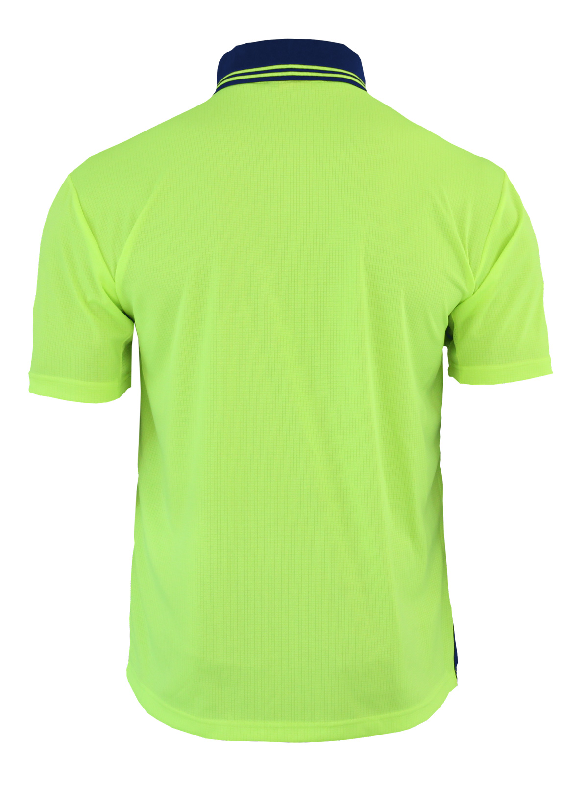 HI VIS Polo Shirt Fading Steel Air Flow Vents - goodgearnation