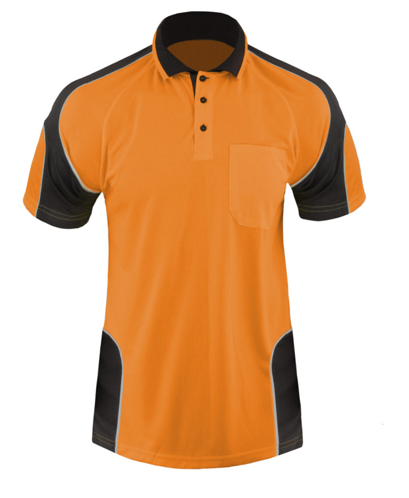 Hi Vis Panel Polo Shirt with Piping SS - Goodgearnation