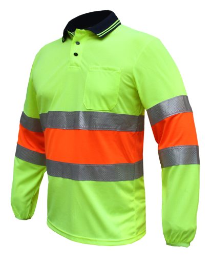HI VIS Polo SHIRT BIO MOTION DAY NIGHT Reflective - Image 5