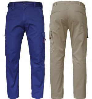 Classic Cargo Pants Straight Fit Stretch Cotton