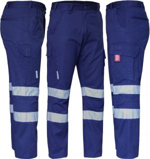 Classic Cargo Pants Straight Fit Stretch Cotton 3M Tape
