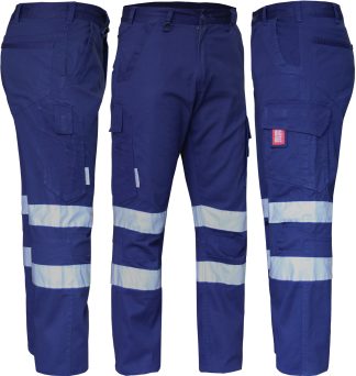 Classic Cargo Pants Straight Fit Stretch Cotton 3M Tape