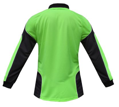 Hi Vis Panel Polo Shirt with Piping LS - Image 16