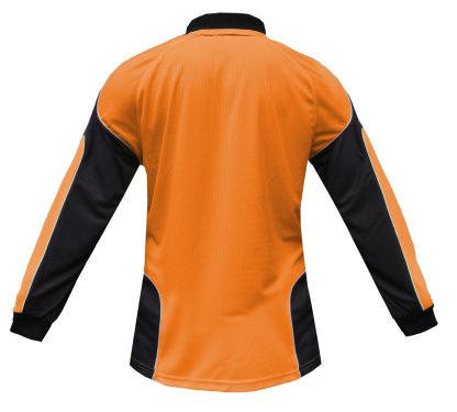 Hi Vis Panel Polo Shirt with Piping LS - Image 10
