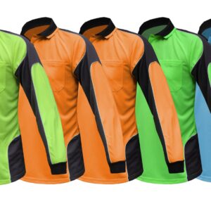 Hi-Vis Long Sleeve Panel Polo – Waffle Knit (Day Use) | Wholesale Supply