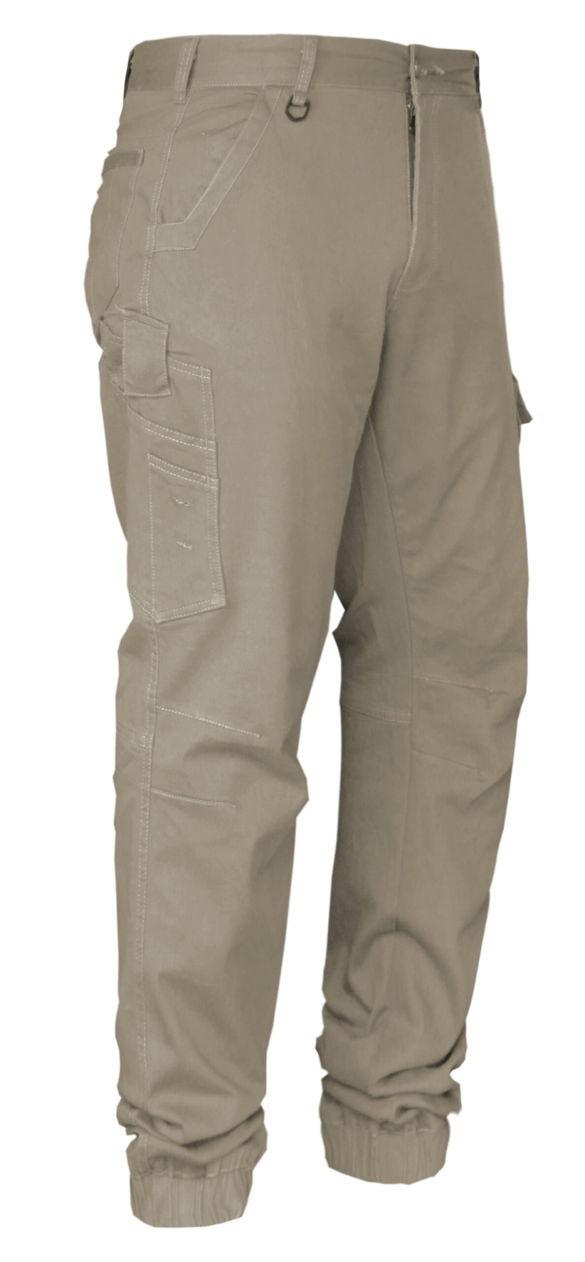 Work Cargo Pants Slim Fit Elastic Ankle Cuff - goodgearnation