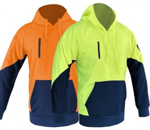 Hi Vis Hoodie Jumper Kangaroo pocket