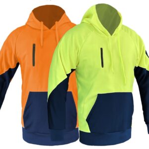Hi Vis Warm-Up Fleece Hoodie – Workwear Jumper, 310GSM Safety & Comfort | Wholesale