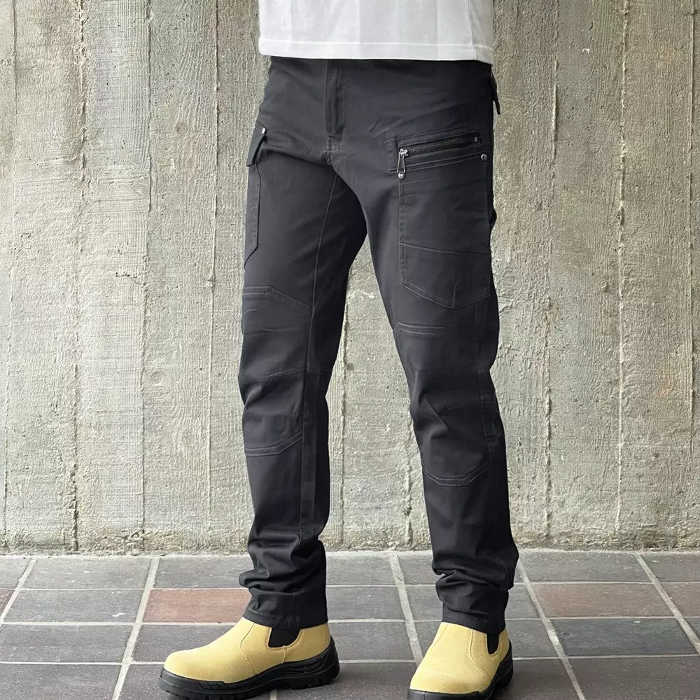 Big Bee Men’s Utility Cargo Pants – Boot Cut Stretch Cotton Drill Work Pants - Image 12