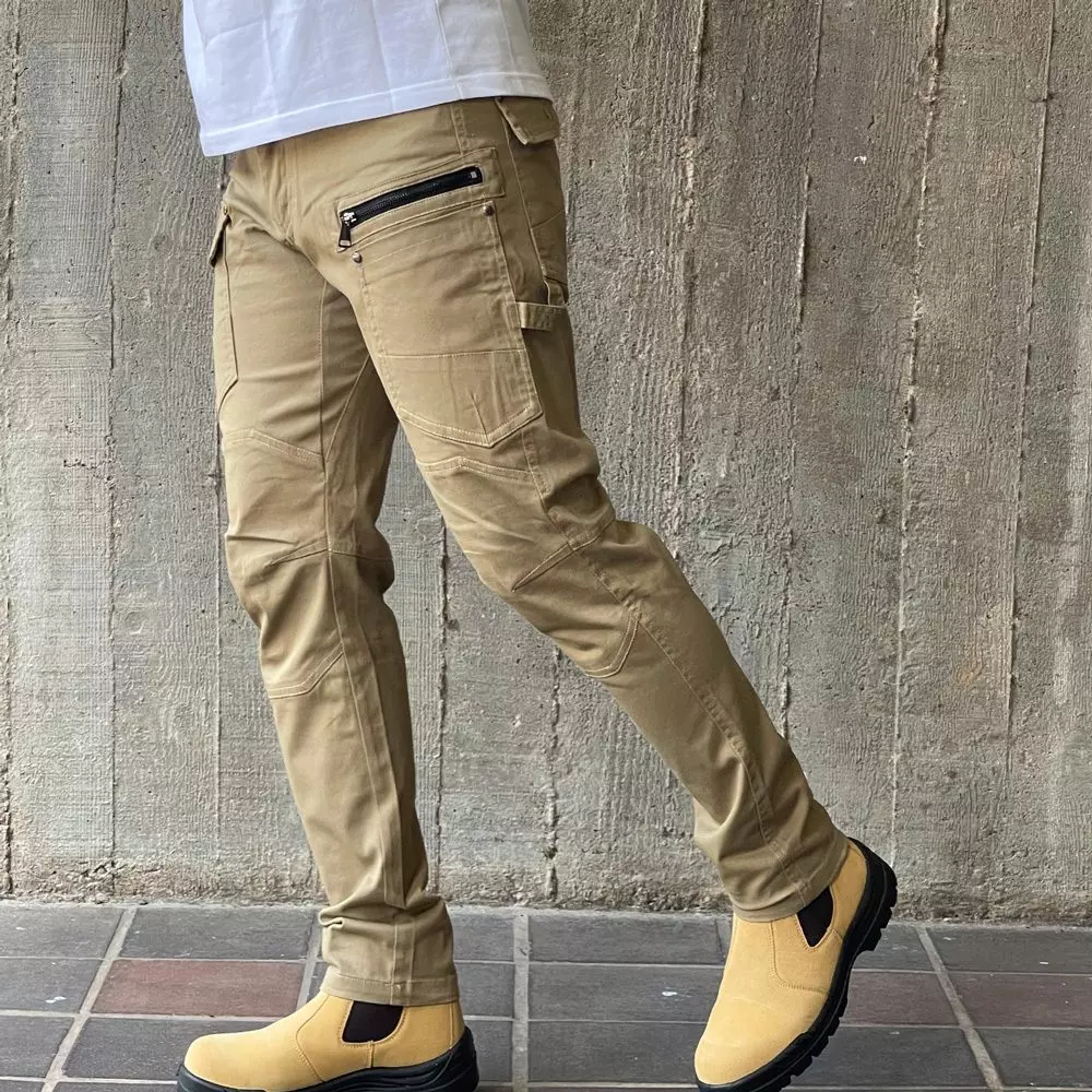 Big Bee Men’s Utility Cargo Pants – Boot Cut Stretch Cotton Drill Work Pants - Image 6