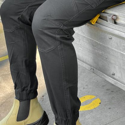Big BEE Cargo Pants Tactical Tapered Trousers Elastic Cuff Stretchy Cotton Waist Adjustable - Image 10
