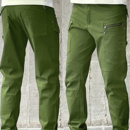 Big BEE Cargo Pants Tactical Tapered Trousers Elastic Cuff Stretchy Cotton Waist Adjustable - Image 19