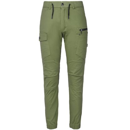 Big BEE Cargo Pants Tactical Tapered Trousers Elastic Cuff Stretchy Cotton Waist Adjustable - Image 24