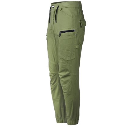 Big BEE Cargo Pants Tactical Tapered Trousers Elastic Cuff Stretchy Cotton Waist Adjustable - Image 23