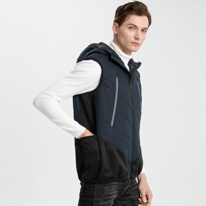 ISUSI Climb Puffer Vest – Hooded Vegan Down, Insulated Outerwear | Wholesale Supply - Image 7