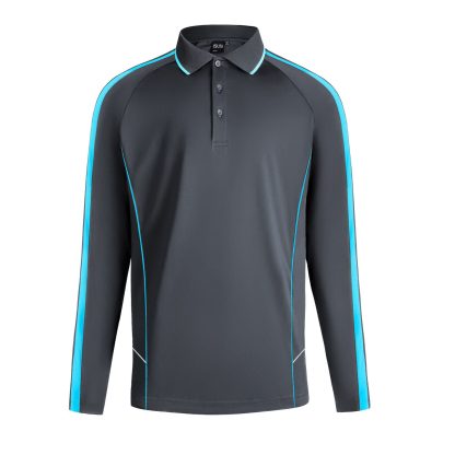 ISUSI Flow Mens Long Sleeve Polo – Lightweight, Moisture-Wicking | Wholesale Uniforms - Image 11