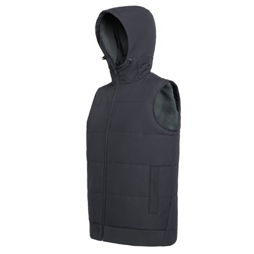 ISUSI Essential Vegan Down Vest – Insulated Fleece Hooded Puffer | Wholesale Supply - Image 3