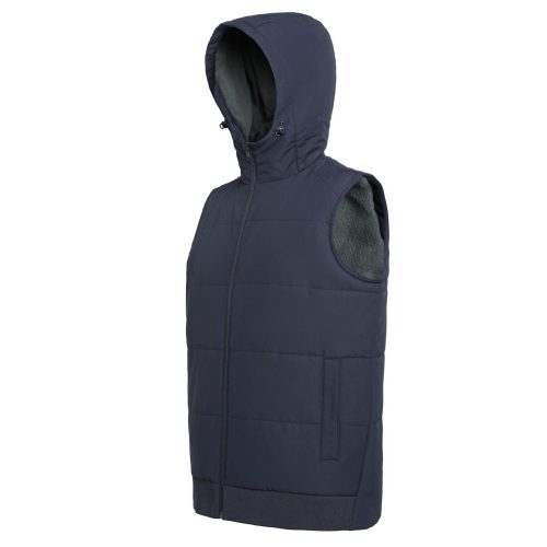 ISUSI Essential Vegan Down Vest – Insulated Fleece Hooded Puffer | Wholesale Supply - Image 2
