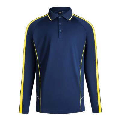 ISUSI Flow Mens Long Sleeve Polo – Lightweight, Moisture-Wicking | Wholesale Uniforms - Image 9