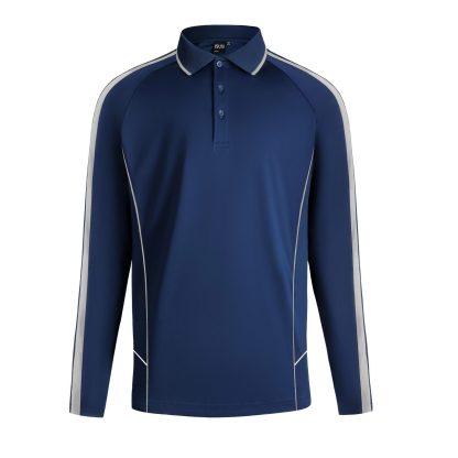 ISUSI Flow Mens Long Sleeve Polo – Lightweight, Moisture-Wicking | Wholesale Uniforms - Image 8