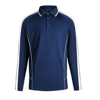 ISUSI Flow Mens Long Sleeve Polo – Lightweight, Moisture-Wicking | Wholesale Uniforms - Image 7