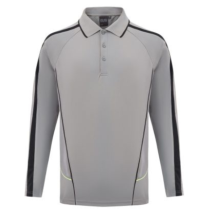ISUSI Flow Mens Long Sleeve Polo – Lightweight, Moisture-Wicking | Wholesale Uniforms - Image 16