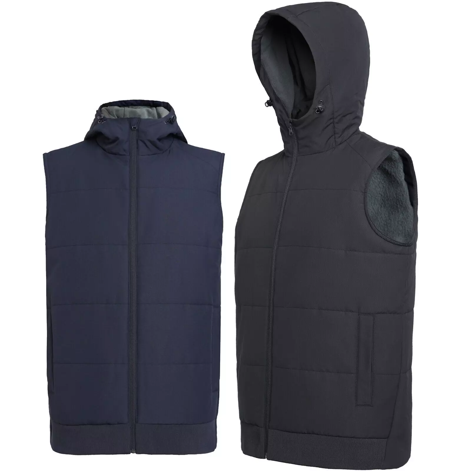 ISUSI Essential Vegan Down Vest – Insulated Fleece Hooded Puffer | Wholesale Supply