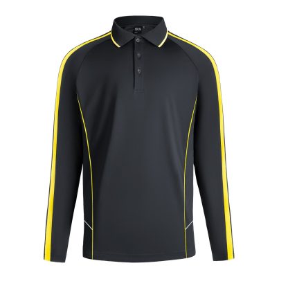 ISUSI Flow Mens Long Sleeve Polo – Lightweight, Moisture-Wicking | Wholesale Uniforms - Image 15