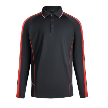 ISUSI Flow Mens Long Sleeve Polo – Lightweight, Moisture-Wicking | Wholesale Uniforms - Image 13