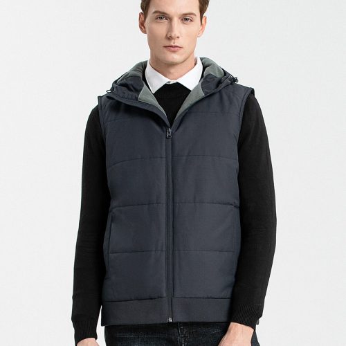 ISUSI Essential Vegan Down Vest – Insulated Fleece Hooded Puffer | Wholesale Supply - Image 13