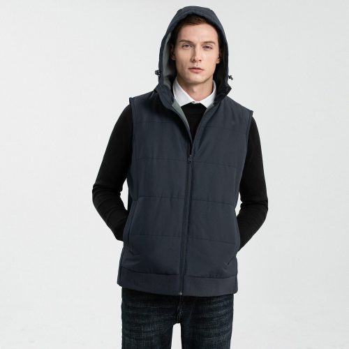 ISUSI Essential Vegan Down Vest – Insulated Fleece Hooded Puffer | Wholesale Supply - Image 12