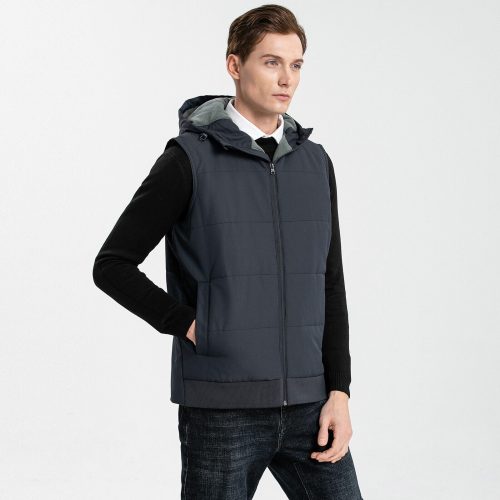 ISUSI Essential Vegan Down Vest – Insulated Fleece Hooded Puffer | Wholesale Supply - Image 10