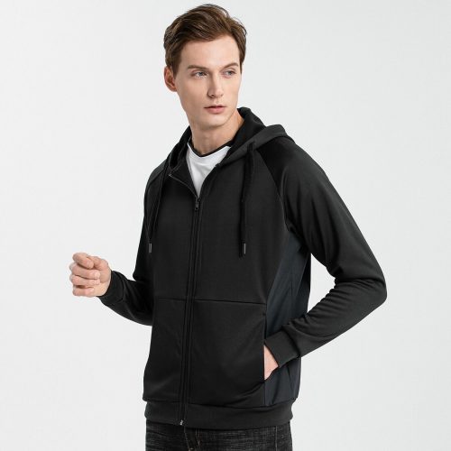 ISUSI Contrast Hoodie Jumper – Full Zip Fleece, 13 Colours | Wholesale Supply - Image 10
