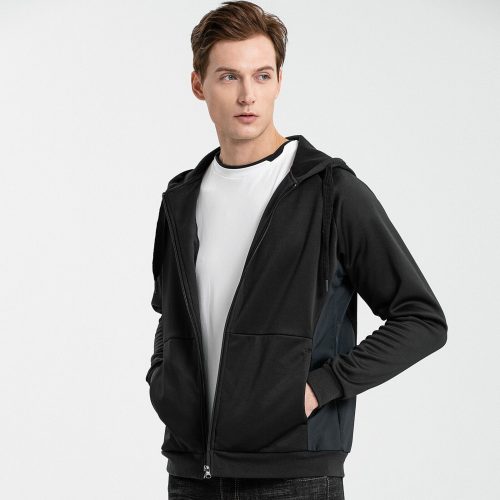 ISUSI Contrast Hoodie Jumper – Full Zip Fleece, 13 Colours | Wholesale Supply - Image 9