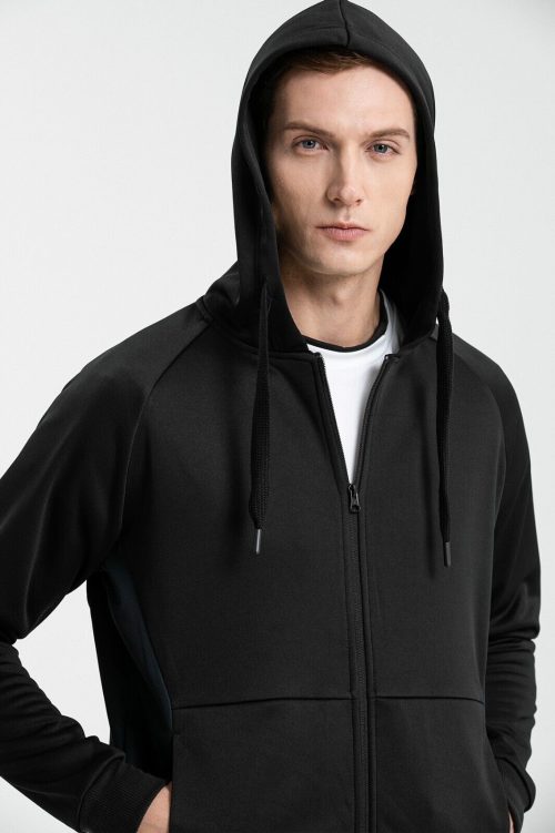 ISUSI Contrast Hoodie Jumper – Full Zip Fleece, 13 Colours | Wholesale Supply - Image 7
