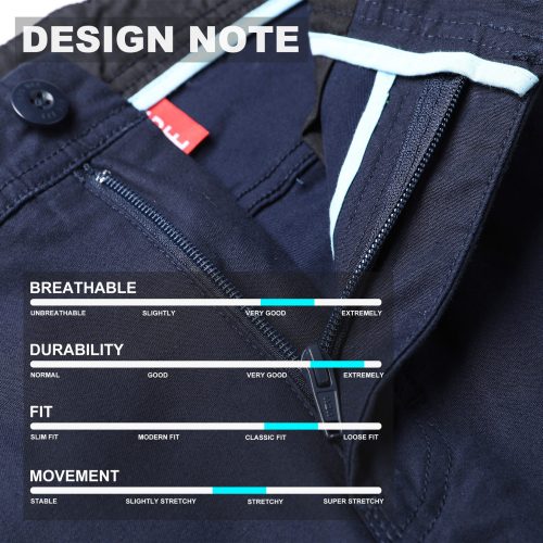 Mens Brumby Reflective Work Pants – Ankle Cuff, Stretch Cotton Canvas | Wholesale Supply - Image 3