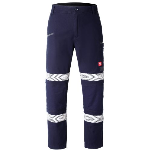 Mens Brumby Reflective Work Pants – Boot Cut, Stretch Cotton Canvas | Wholesale - Image 8