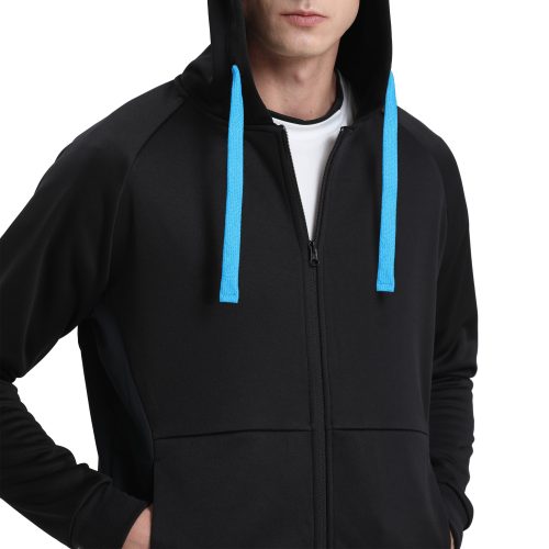 ISUSI Contrast Hoodie Jumper – Full Zip Fleece, 13 Colours | Wholesale Supply - Image 11