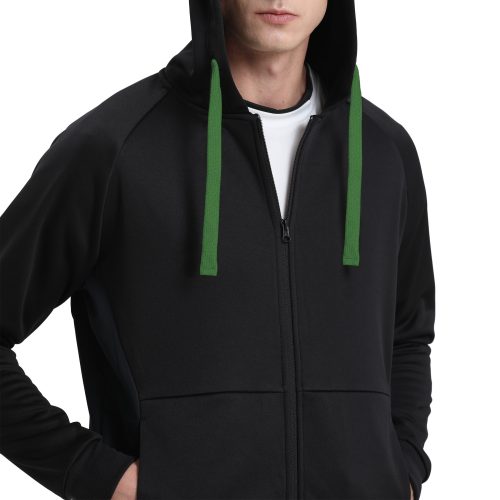 ISUSI Contrast Hoodie Jumper – Full Zip Fleece, 13 Colours | Wholesale Supply - Image 32