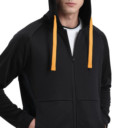 ISUSI Contrast Hoodie Jumper – Full Zip Fleece, 13 Colours | Wholesale Supply - Image 24