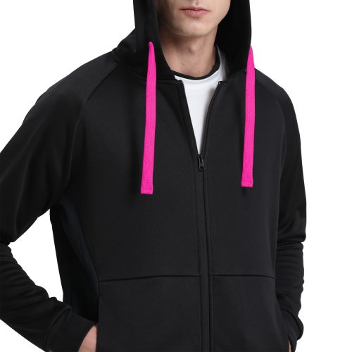 ISUSI Contrast Hoodie Jumper – Full Zip Fleece, 13 Colours | Wholesale Supply - Image 22