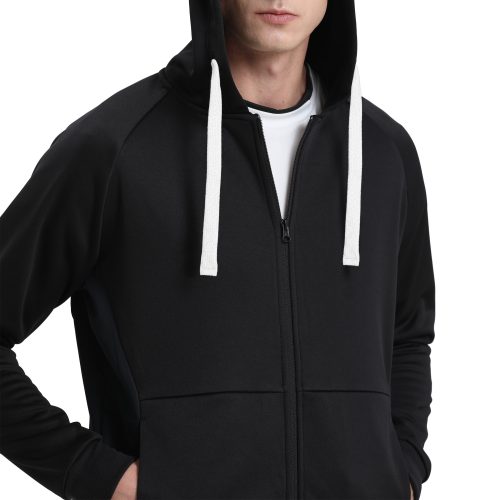 ISUSI Contrast Hoodie Jumper – Full Zip Fleece, 13 Colours | Wholesale Supply - Image 16