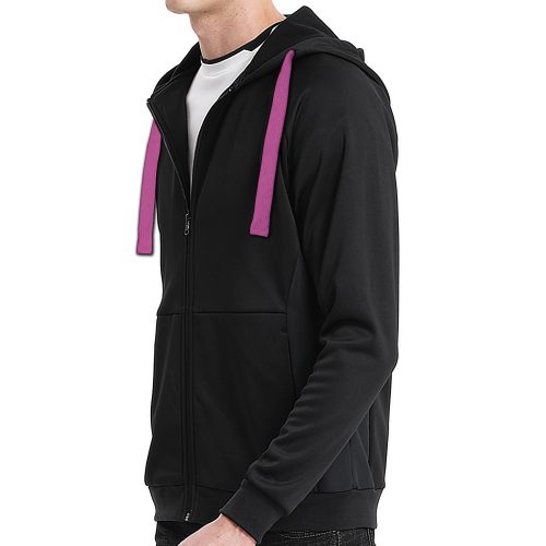 ISUSI Contrast Hoodie Jumper – Full Zip Fleece, 13 Colours | Wholesale Supply - Image 25