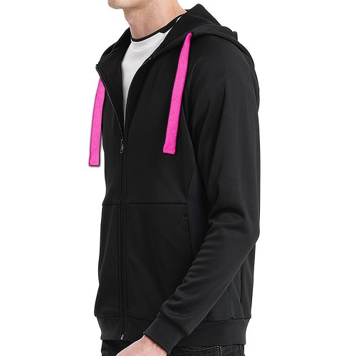 ISUSI Contrast Hoodie Jumper – Full Zip Fleece, 13 Colours | Wholesale Supply - Image 21