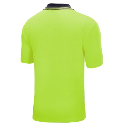 BIG BEE Hi Vis Polo Shirt Two Tone Short Sleeve - Image 9